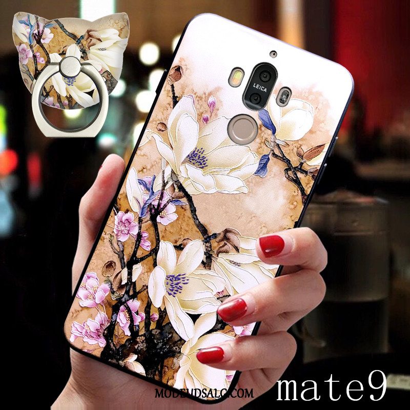 Huawei Mate 9 Etui / Cover Hængende Ornamenter Kinesisk Stil Support Blød Knapper