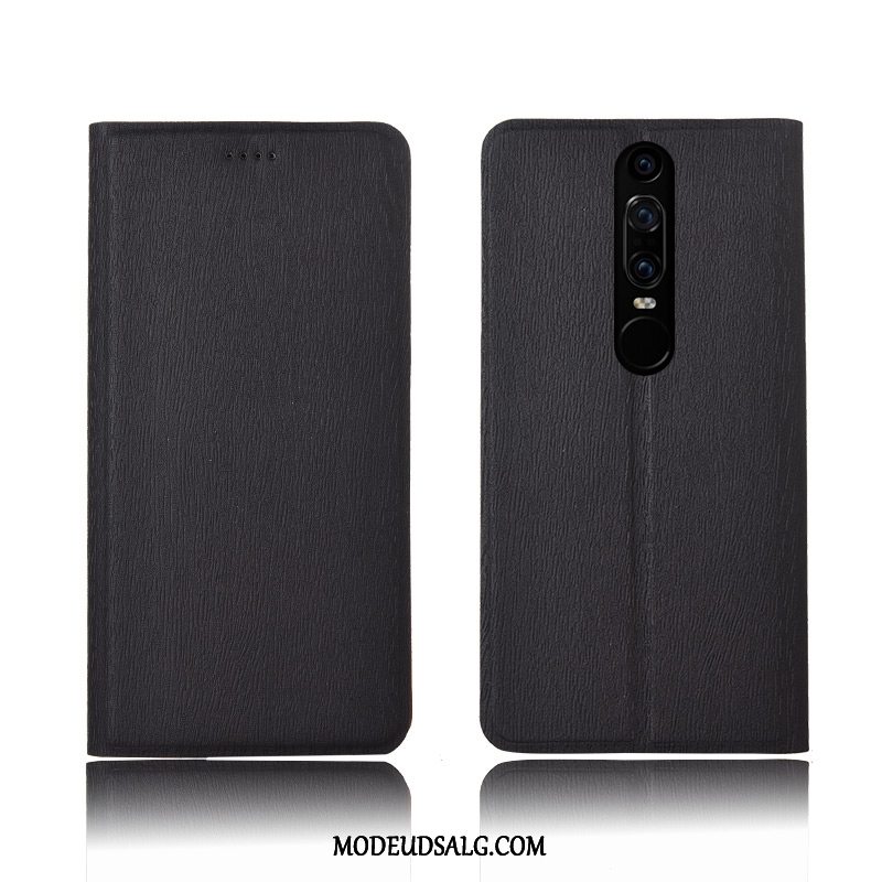 Huawei Mate Rs Etui Blød Rød Cover Tree Clamshell