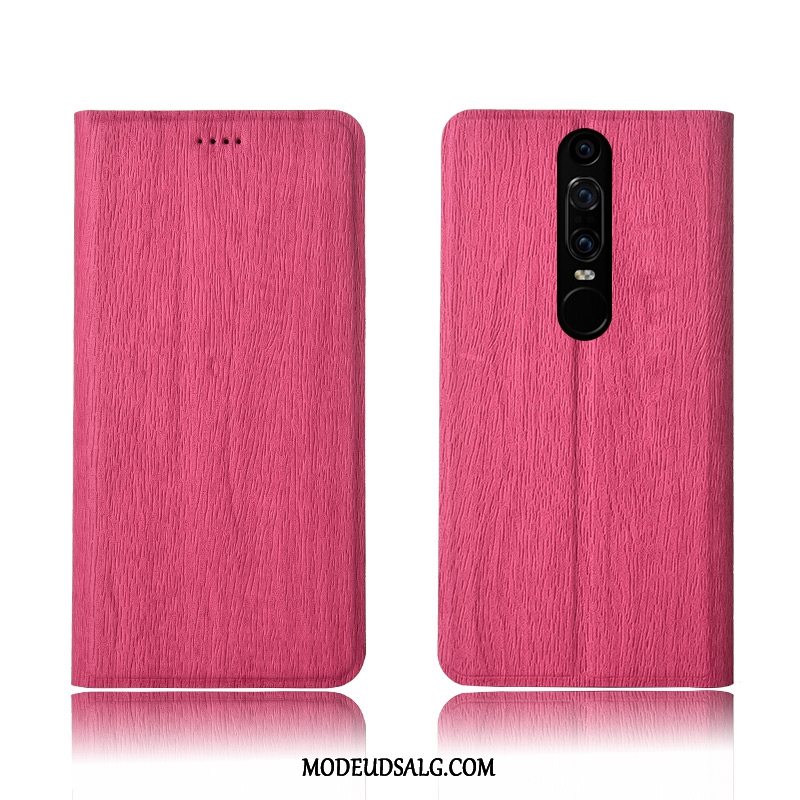 Huawei Mate Rs Etui Blød Rød Cover Tree Clamshell