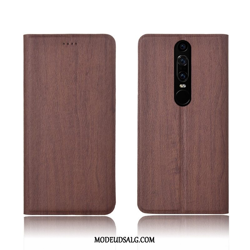 Huawei Mate Rs Etui Blød Rød Cover Tree Clamshell