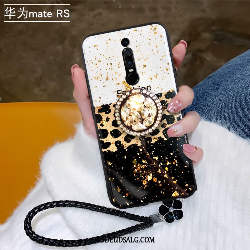 Huawei Mate Rs Etui Cover Beskyttelse Trend Guld Strass