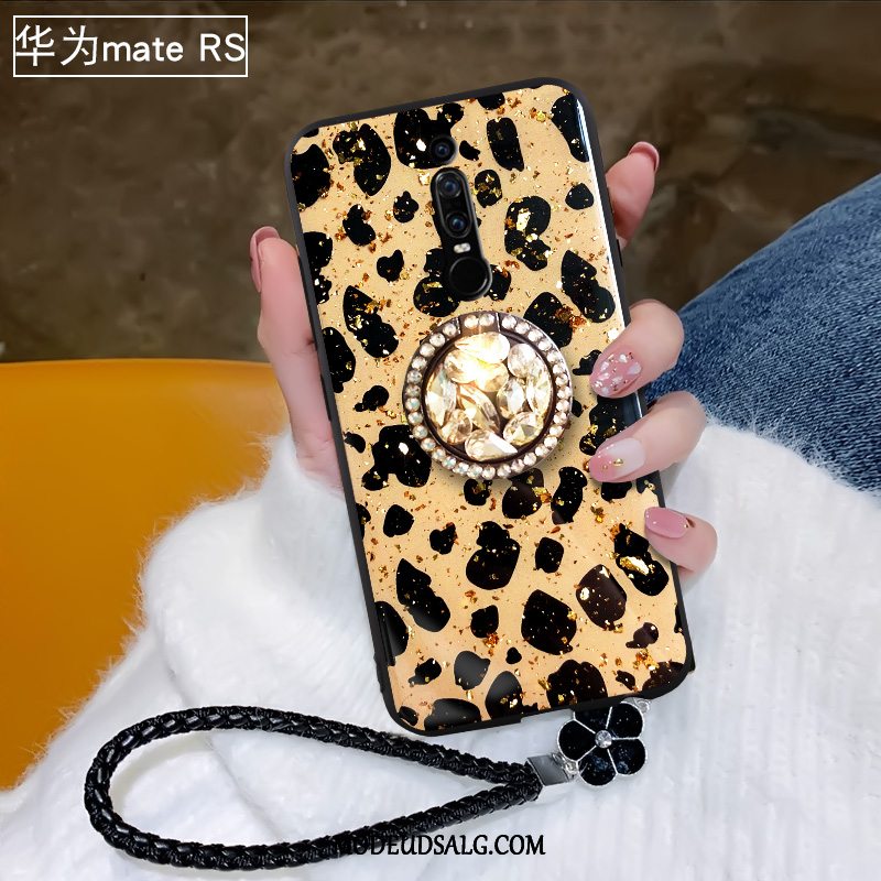 Huawei Mate Rs Etui Cover Beskyttelse Trend Guld Strass