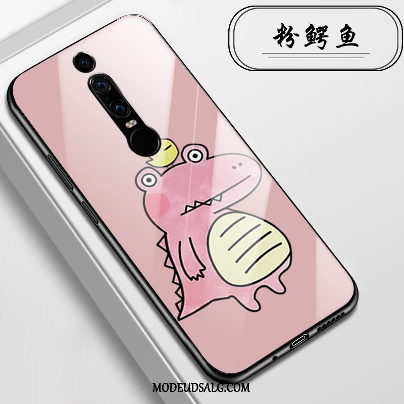 Huawei Mate Rs Etui Cover Glas Cartoon Lyserød