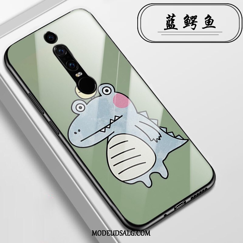 Huawei Mate Rs Etui Cover Glas Cartoon Lyserød