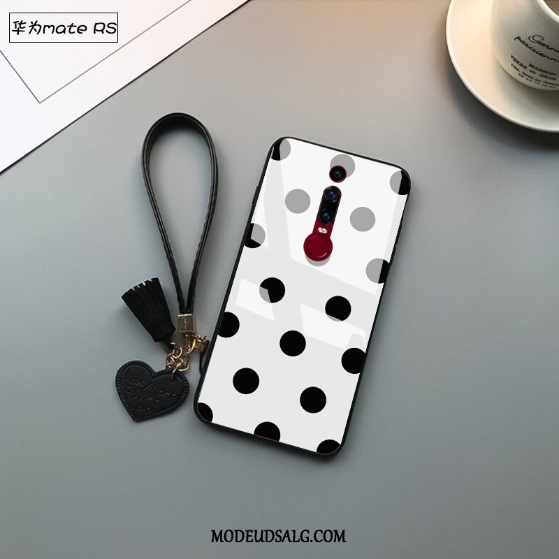 Huawei Mate Rs Etui / Cover Ternede Trend Hvid Glas