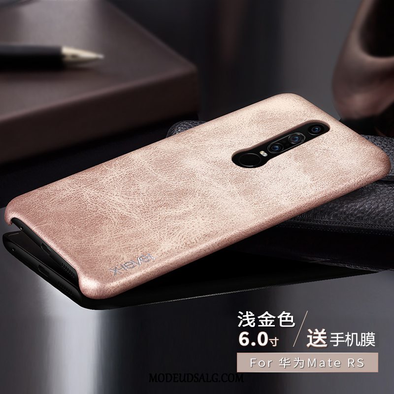 Huawei Mate Rs Etui High End Beskyttelse Cover Læder Mønster