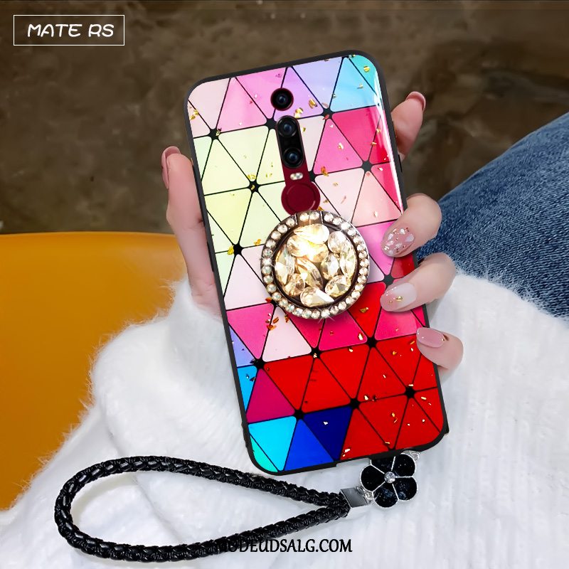 Huawei Mate Rs Etui Rød Cover Hængende Ornamenter High End Beskyttelse