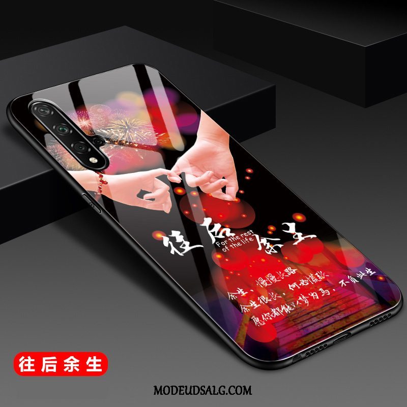 Huawei Nova 5t Etui Anti-fald Af Personlighed Nubuck Spejl Beskyttelse