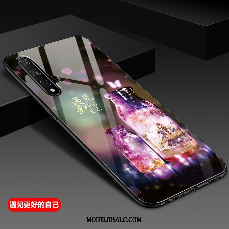 Huawei Nova 5t Etui Anti-fald Af Personlighed Nubuck Spejl Beskyttelse