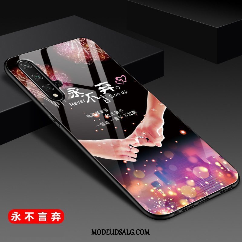 Huawei Nova 5t Etui Anti-fald Af Personlighed Nubuck Spejl Beskyttelse