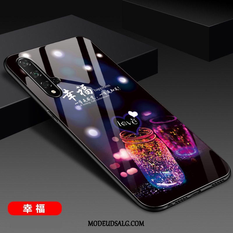 Huawei Nova 5t Etui Anti-fald Af Personlighed Nubuck Spejl Beskyttelse