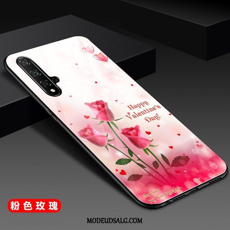 Huawei Nova 5t Etui Anti-fald Af Personlighed Nubuck Spejl Beskyttelse