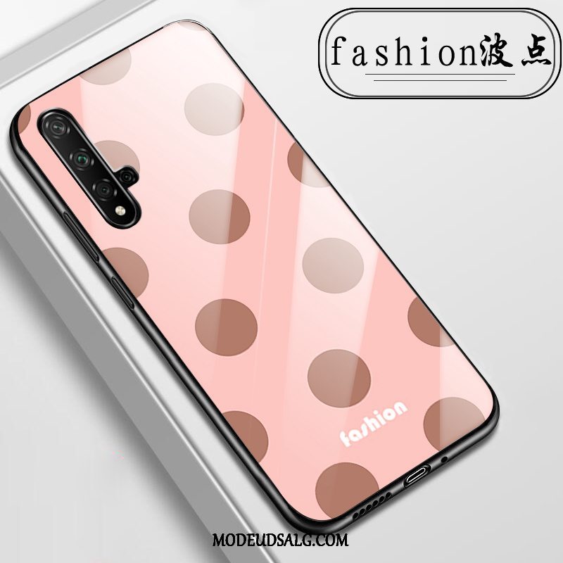 Huawei Nova 5t Etui / Cover Anti-fald Glas Alt Inklusive Lyserød