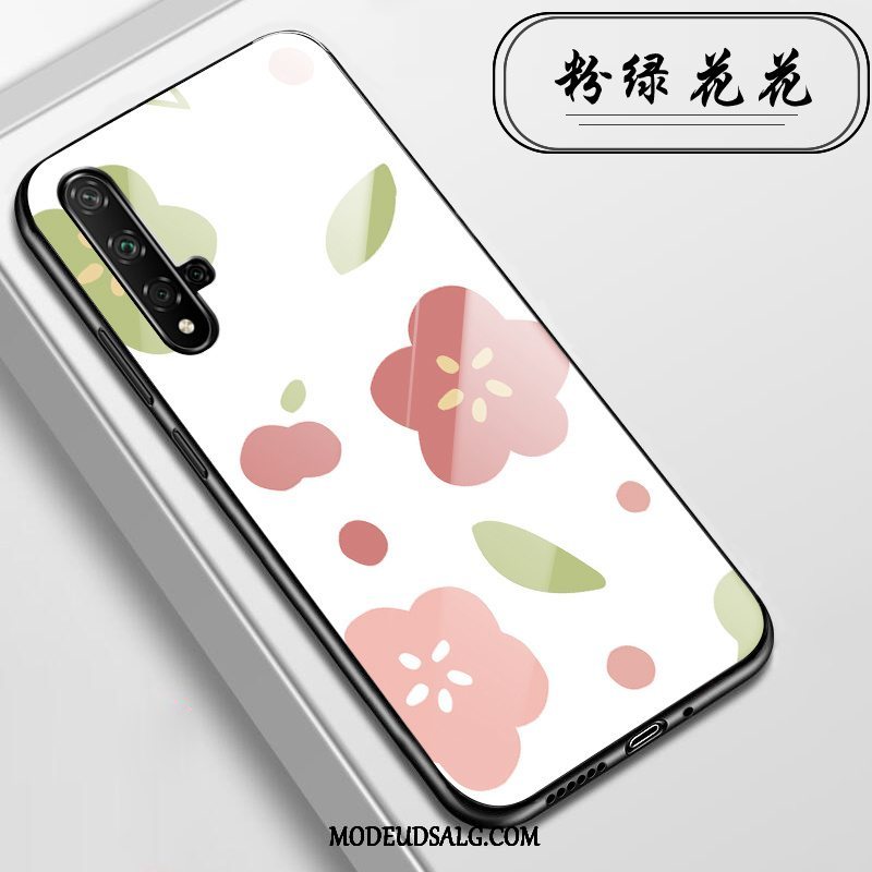 Huawei Nova 5t Etui / Cover Anti-fald Glas Alt Inklusive Lyserød