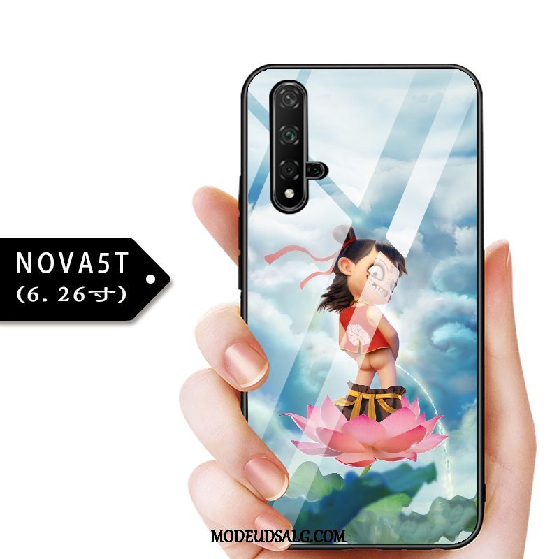 Huawei Nova 5t Etui / Cover Blå Anti-fald Tynd Baby