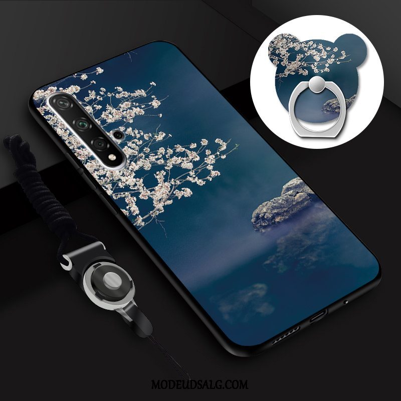 Huawei Nova 5t Etui Cover Blå Silikone Beskyttelse