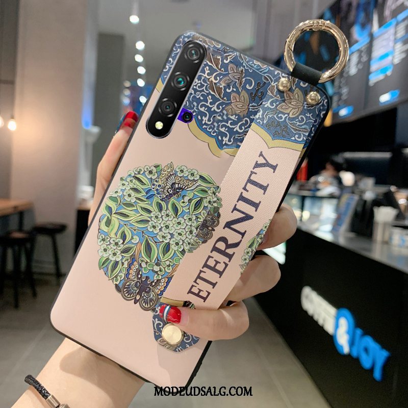 Huawei Nova 5t Etui / Cover Cartoon Etnisk Beskyttelse Rød Vind