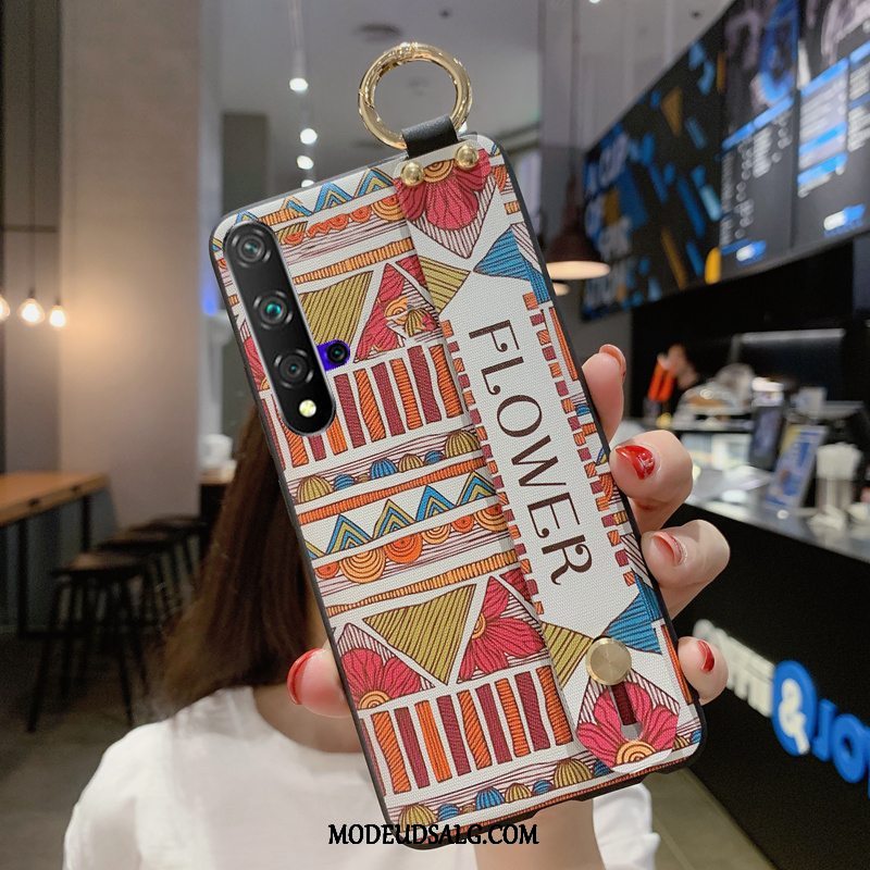 Huawei Nova 5t Etui / Cover Cartoon Etnisk Beskyttelse Rød Vind