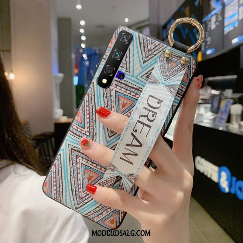 Huawei Nova 5t Etui / Cover Cartoon Etnisk Beskyttelse Rød Vind