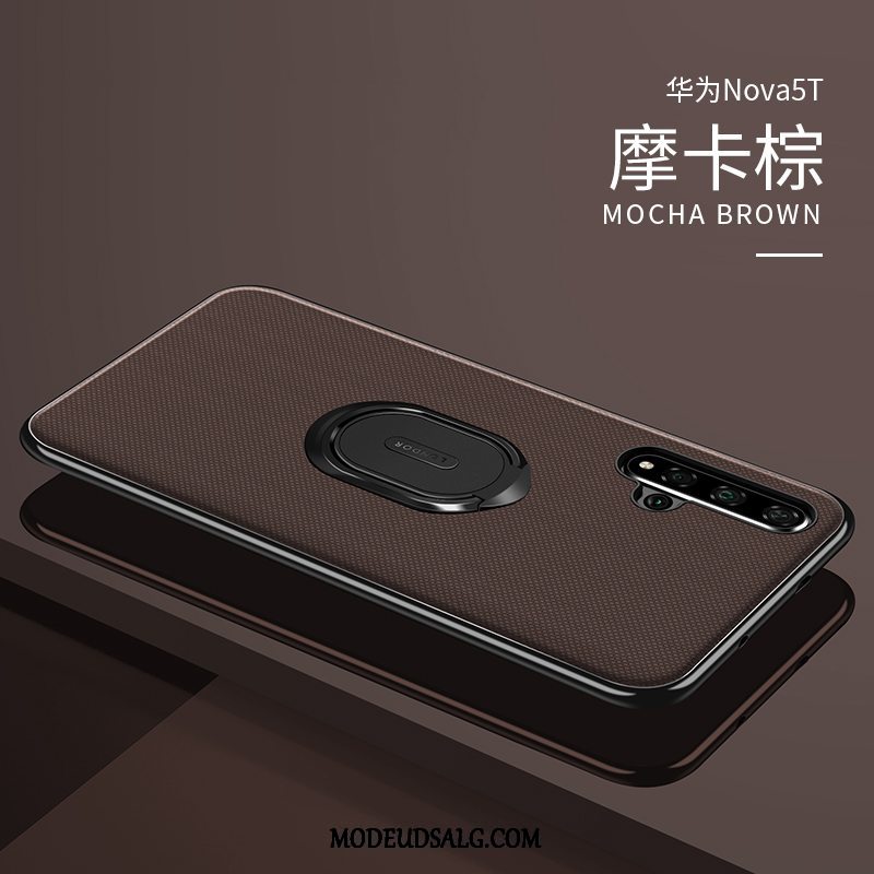 Huawei Nova 5t Etui / Cover Lædertaske Af Personlighed Kreativ Blå Anti-fald