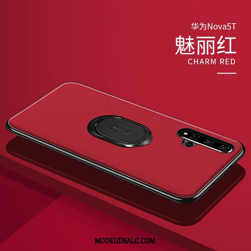 Huawei Nova 5t Etui / Cover Lædertaske Af Personlighed Kreativ Blå Anti-fald