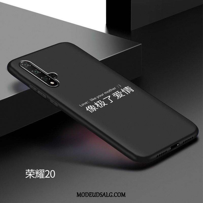 Huawei Nova 5t Etui Cover Nubuck Beskyttelse Blød Trend