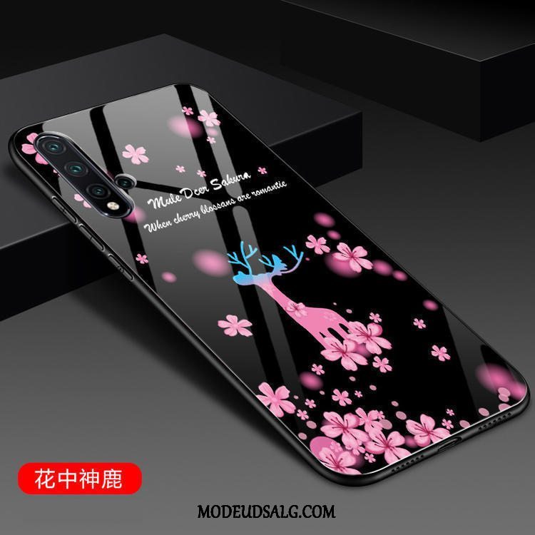 Huawei Nova 5t Etui / Cover Nubuck Mode Af Personlighed Blød