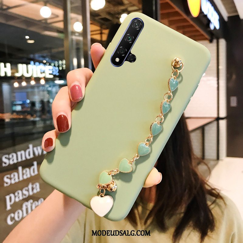 Huawei Nova 5t Etui Lyse Net Red Silikone Mode Blød