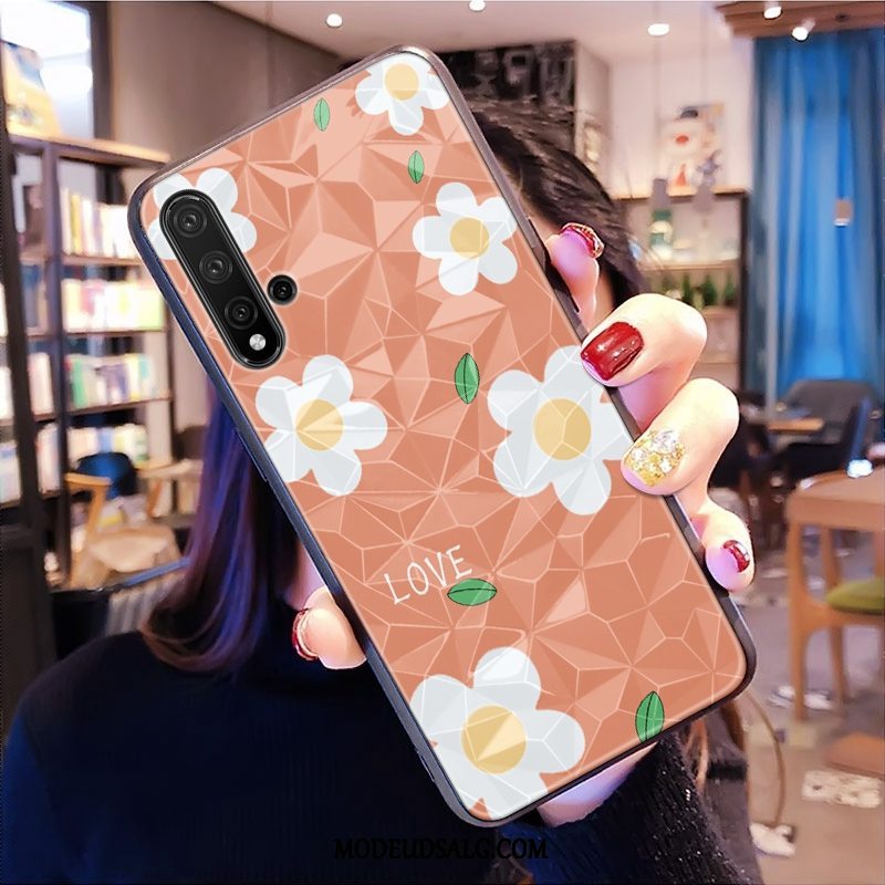 Huawei Nova 5t Etui Lyserød Alt Inklusive Rombe Mønster Net Red