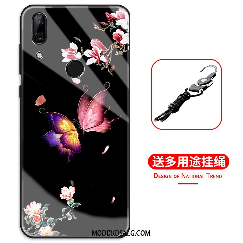 Huawei P Smart 2019 Etui Alt Inklusive Spejl Beskyttelse Sort Cover