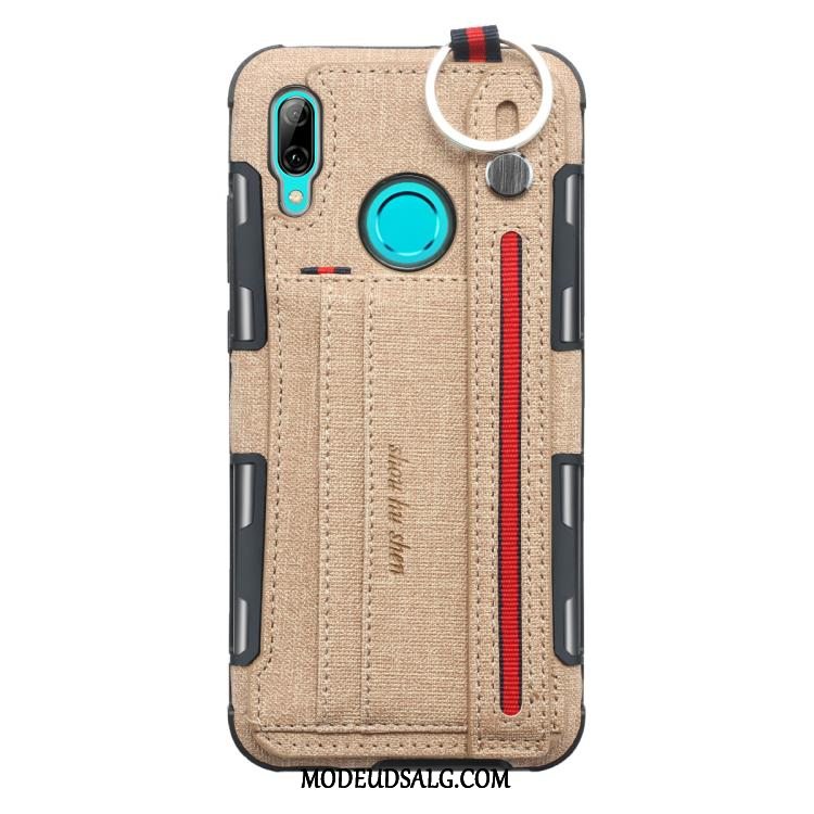 Huawei P Smart 2019 Etui Anti-fald Cover Blød Khaki Beskyttelse