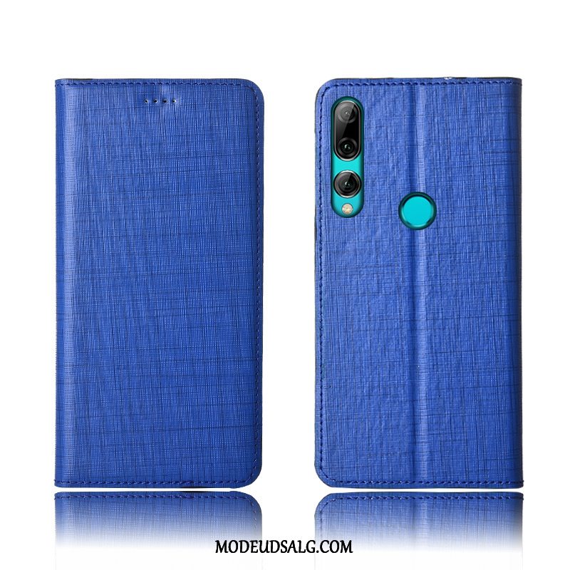 Huawei P Smart+ 2019 Etui Blå Cover Silikone Clamshell Anti-fald