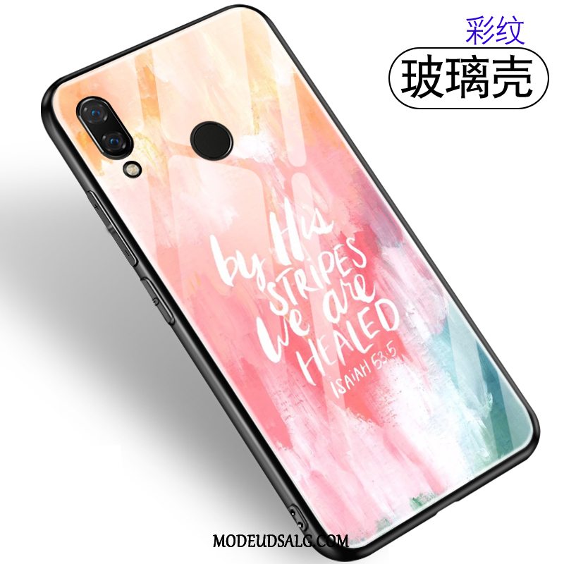 Huawei P Smart 2019 Etui / Cover Alt Inklusive Hærdet Glas Beskyttelse Blå Af Personlighed