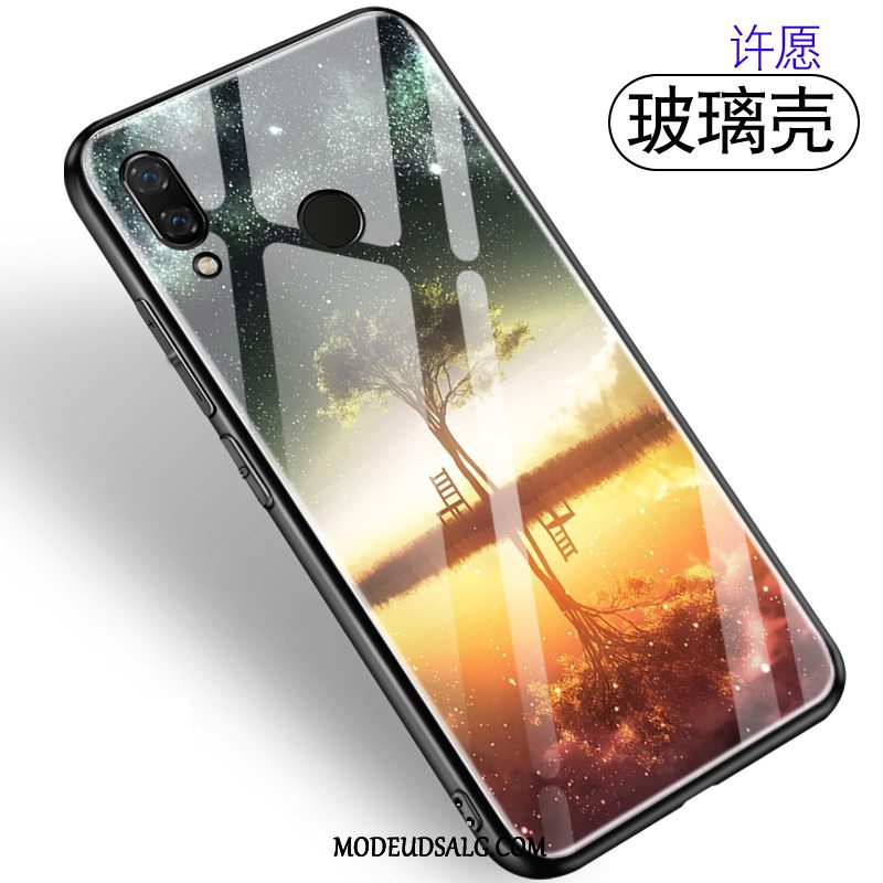 Huawei P Smart 2019 Etui / Cover Alt Inklusive Hærdet Glas Beskyttelse Blå Af Personlighed