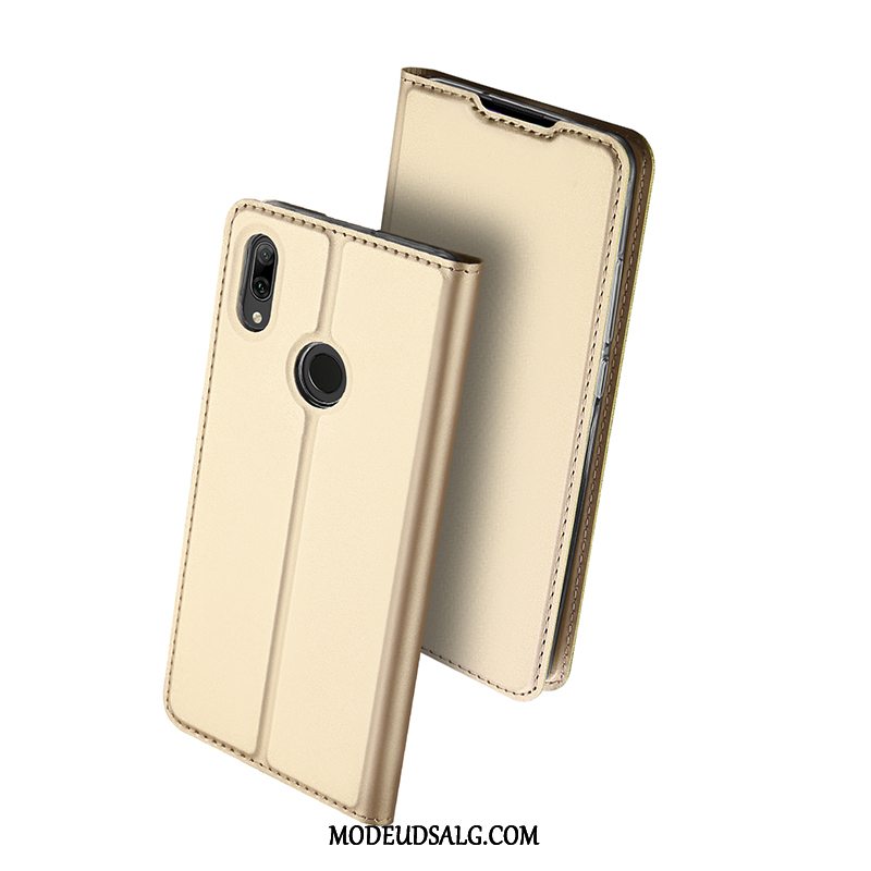 Huawei P Smart 2019 Etui / Cover Alt Inklusive Mørkeblå Kort Folio Blød