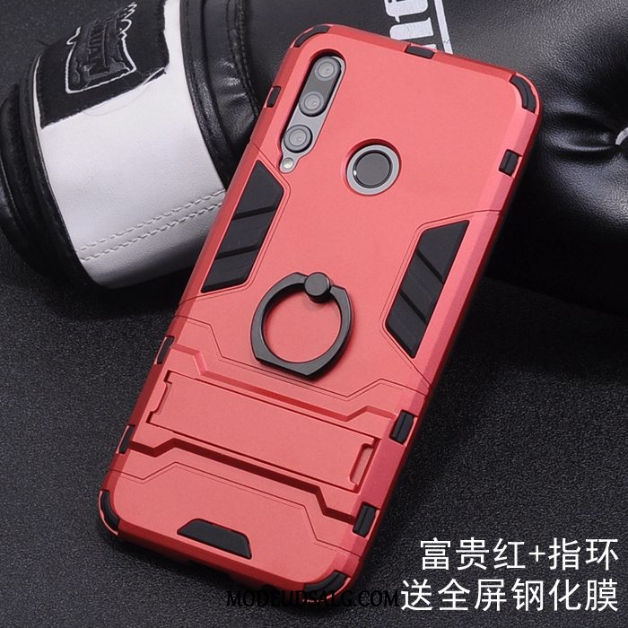 Huawei P Smart+ 2019 Etui / Cover Alt Inklusive Silikone Support Anti-fald Ring