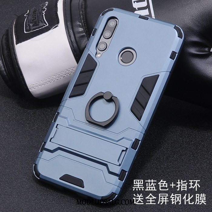 Huawei P Smart+ 2019 Etui / Cover Alt Inklusive Silikone Support Anti-fald Ring