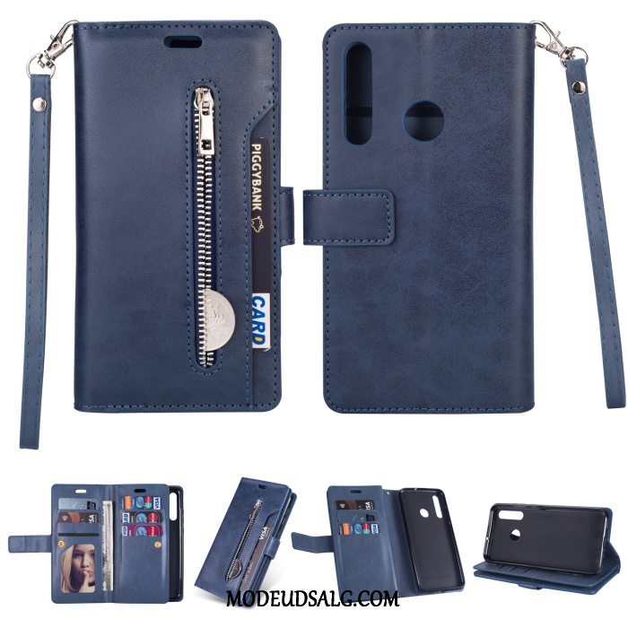 Huawei P Smart+ 2019 Etui Cover Anti-fald Lædertaske Beskyttelse Alt Inklusive