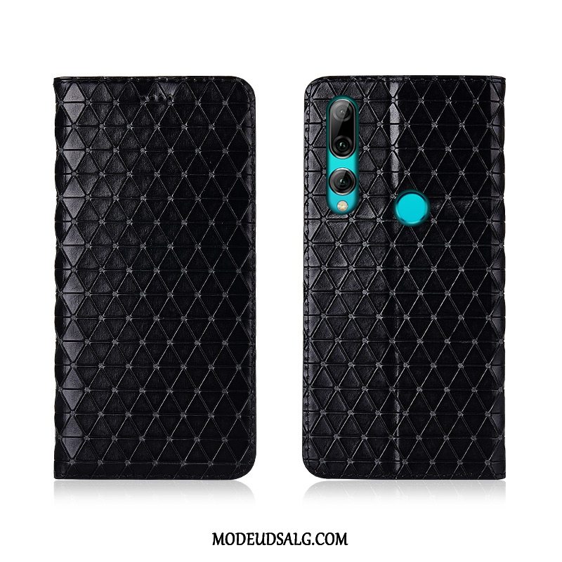 Huawei P Smart+ 2019 Etui / Cover Beskyttelse Ægte Læder Anti-fald Silikone