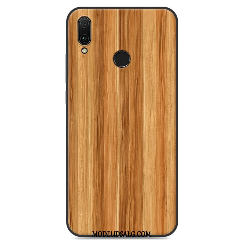 Huawei P Smart 2019 Etui Cover Grå Vintage Simple Silikone