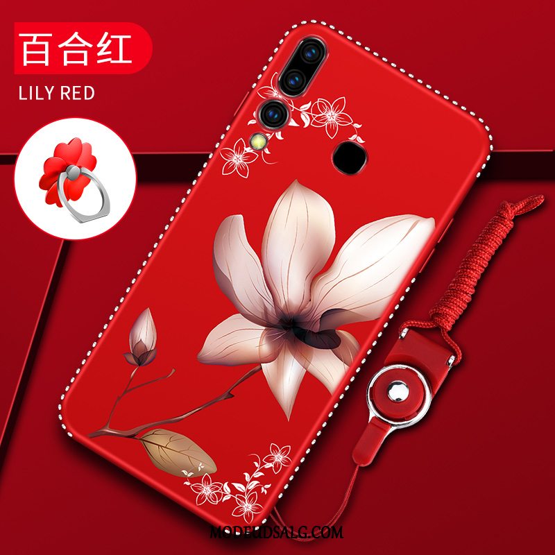 Huawei P Smart+ 2019 Etui / Cover Rød Silikone Trend Alt Inklusive