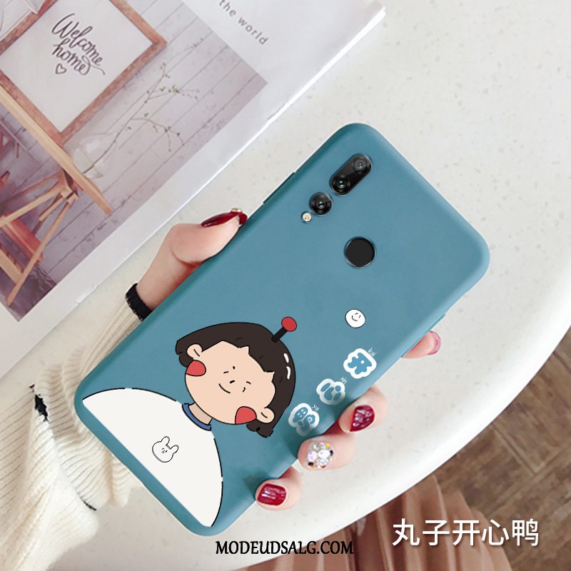 Huawei P Smart+ 2019 Etui / Cover Silikone Blå Tynd And Cartoon