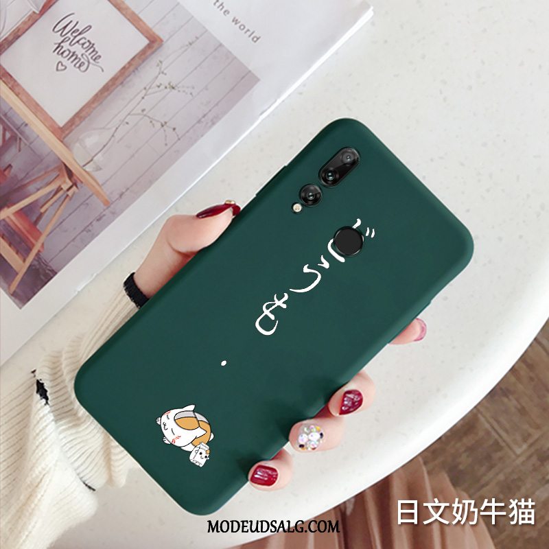 Huawei P Smart+ 2019 Etui / Cover Silikone Blå Tynd And Cartoon