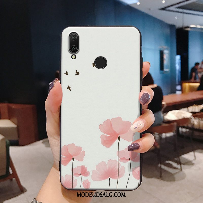 Huawei P Smart 2019 Etui Gul Blomster Lille Sektion Frisk Alt Inklusive