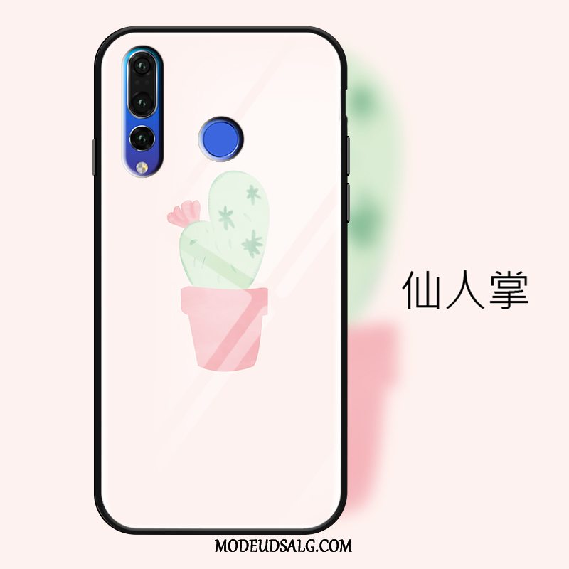 Huawei P Smart+ 2019 Etui Hængende Ornamenter Beskyttelse Blød Lyserød Cover