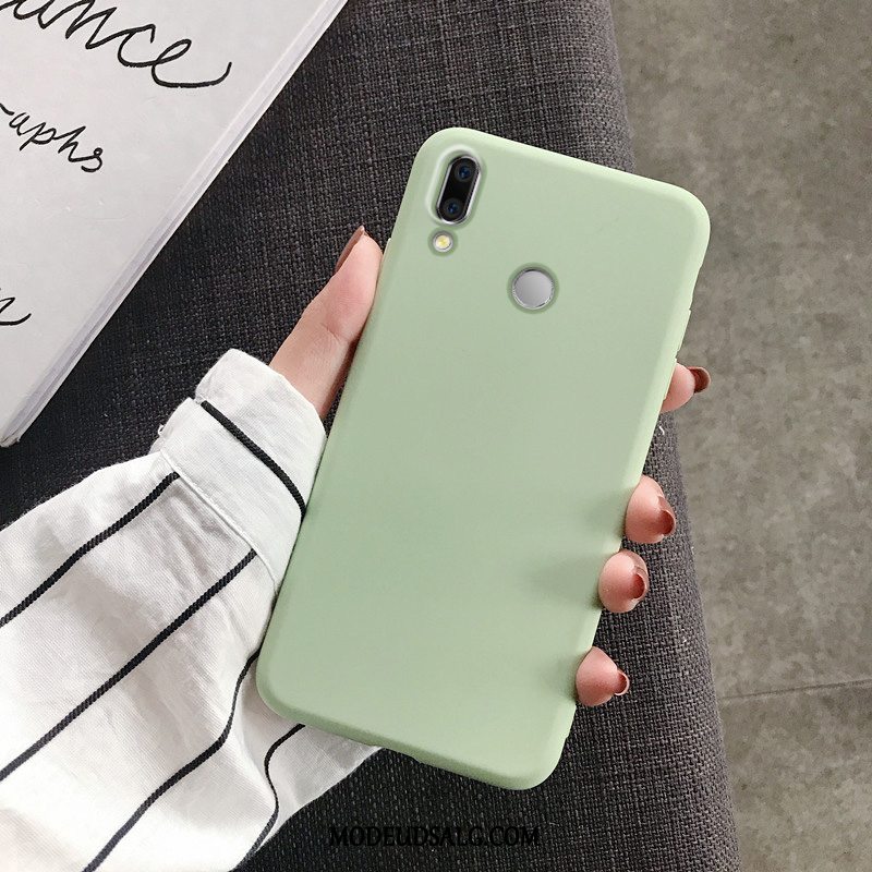 Huawei P Smart 2019 Etui Silikone Beskyttelse Gul Cover Solid Farve