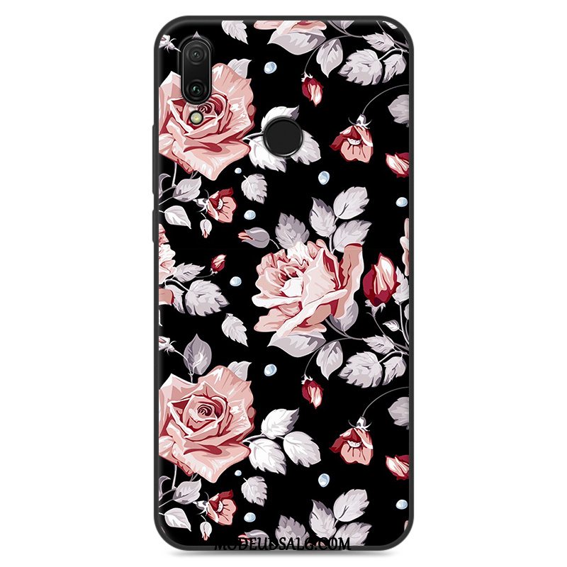 Huawei P Smart 2019 Etui Silikone Grå Beskyttelse Cover Smuk