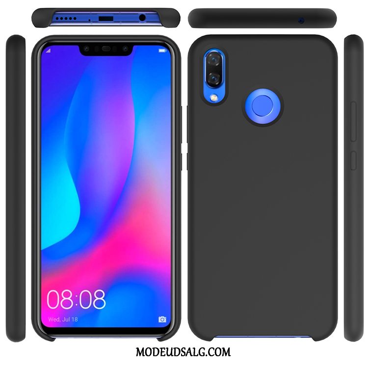 Huawei P Smart 2019 Etui Solid Farve Ungdom Silikone Cover Grøn