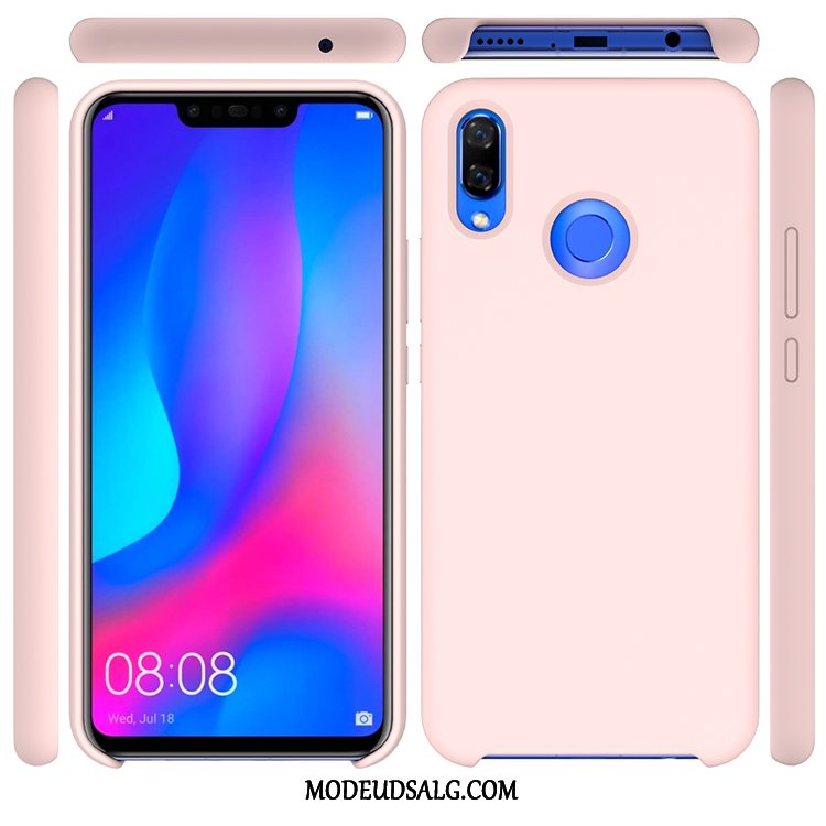 Huawei P Smart 2019 Etui Solid Farve Ungdom Silikone Cover Grøn