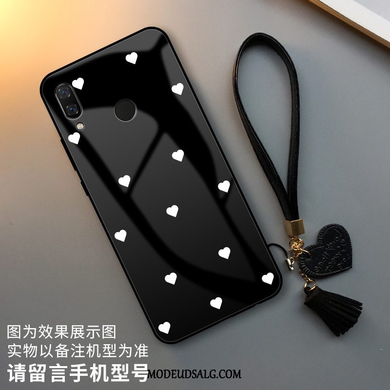 Huawei P Smart 2019 Etui Ternede Elskeren Kat Sort Cover